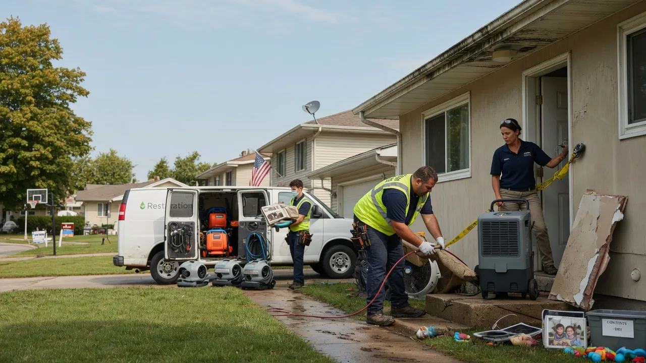 Water Damage Restoration in Martinsville, IL near me
